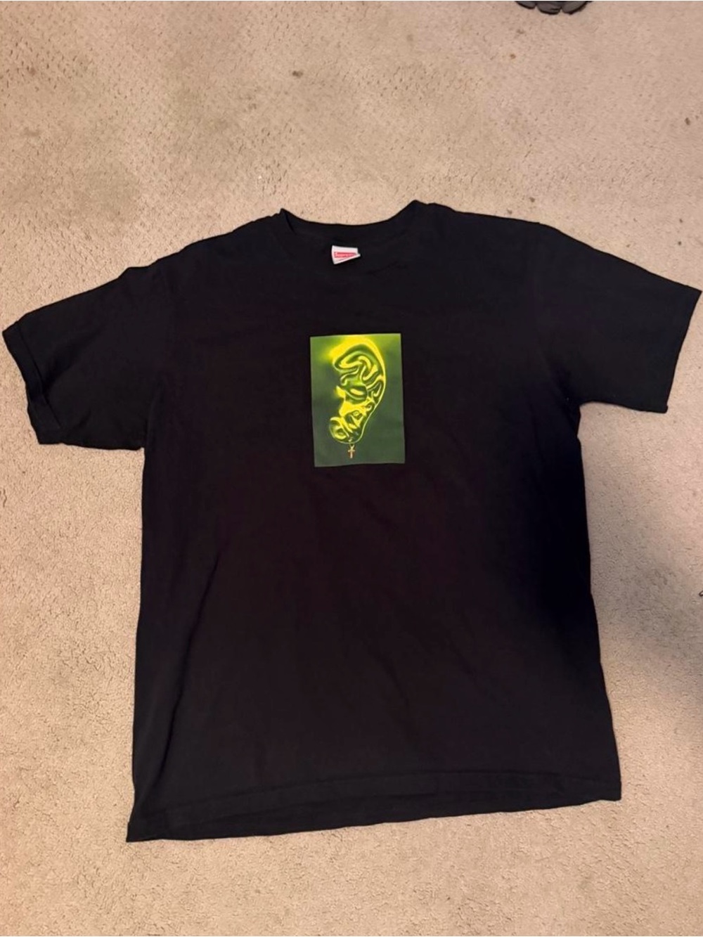 Black Supreme Ear Tee SS21